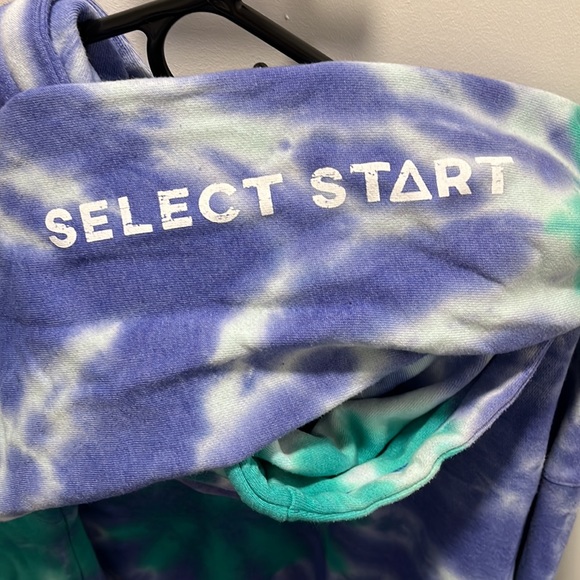 Tie-dye Goosebumps Hoodie (Size Large, Blue and Green tie-dye) - Picture 3 of 4